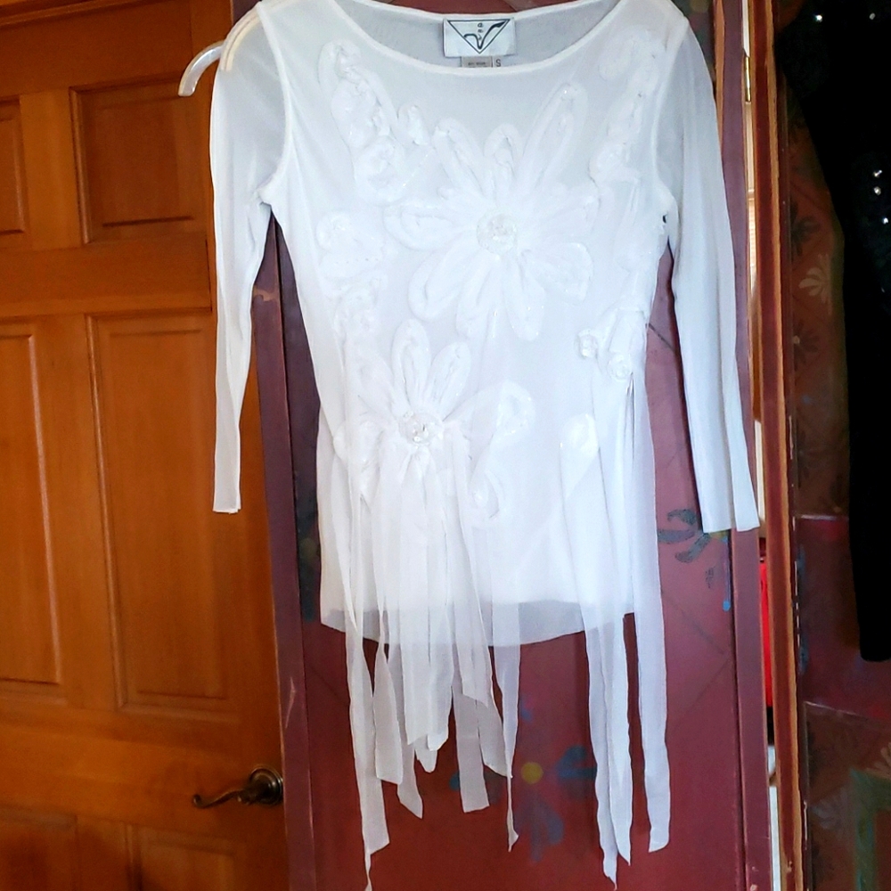 White blouse that's very unique